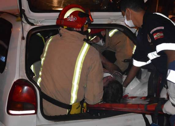 Grave acidente na área urbana de Concórdia - foto 2