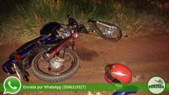 Motociclista ficou gravemente ferido