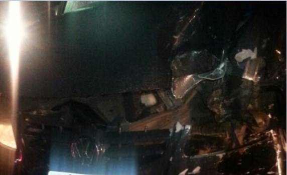 Gol vinha de estrada secundária e esperava para entrar na BR-282