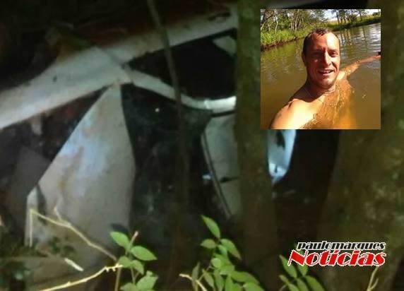 Homem dirigia uma caminhonete que saiu da pista e morreu no local