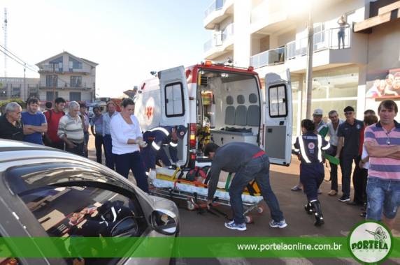 Pedestre 

é atropelado no centro de Tenente Portela - foto 2