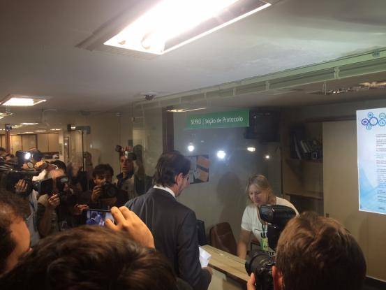 Também hoje, STF recebeu pedido para abertura de processo contra o vice-presidente da 

República