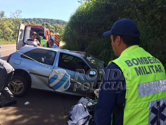 Mulher morre em grave acidente na BR-158 em Caibi-SC - foto 3