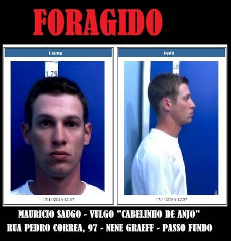 A Brigada
Militar na caçada ao foragido Cabelinho de Anjo em Passo Fundo - foto 2