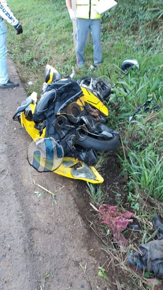  Jovem morre em 

violenta colisão na curva da melancia em Xanxerê-SC - foto 5