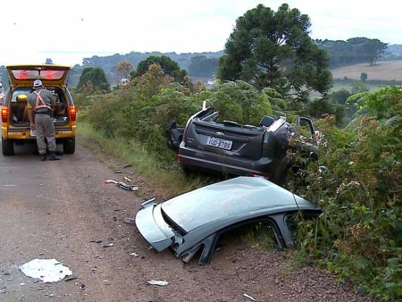 Colisão de veículos ocorreu na ERS-331 na saída do município de Erechim