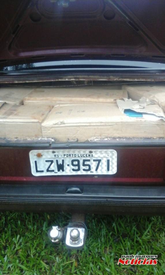 Brigada Militar faz apreensão de cigarros contrabandeados em Porto Lucena - foto 2