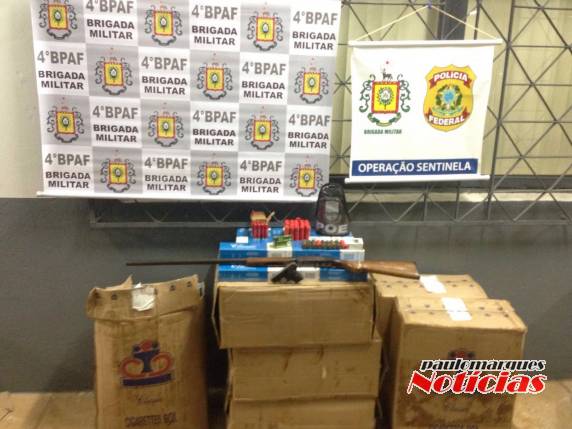 Polícia prende homem com armas, munições e cigarros em Porto Lucena - foto 2