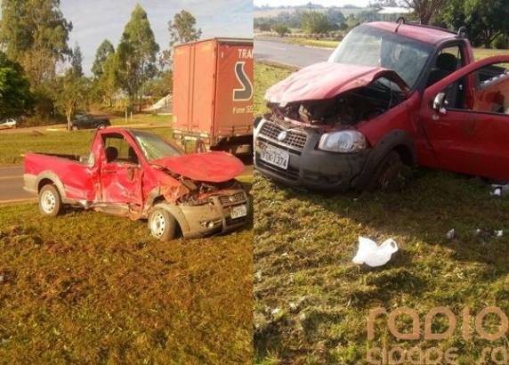 Um motorista foi internado em 

estado grave no Hospital Santo Ângelo