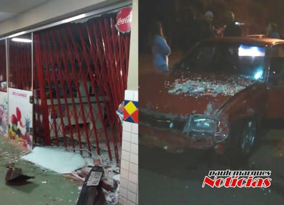 Acidente aconteceu no início da madrugada deste domingo
