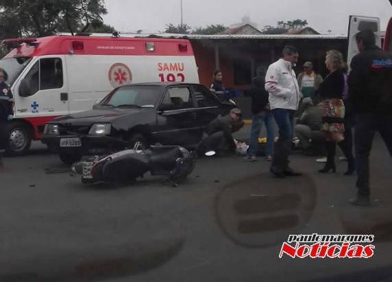 Veículo corta a frente de BIz uma jovem fica ferida no centro de Ijuí - foto 3