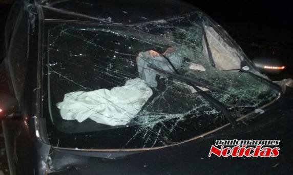 Veículo com placas de Três de Maio destrói lombada 

eletrônica em Santa Rosa - foto 6