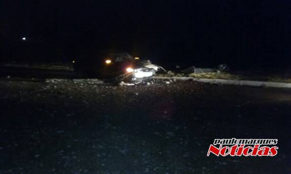 Veículo com placas de Três de Maio destrói lombada 

eletrônica em Santa Rosa - foto 5