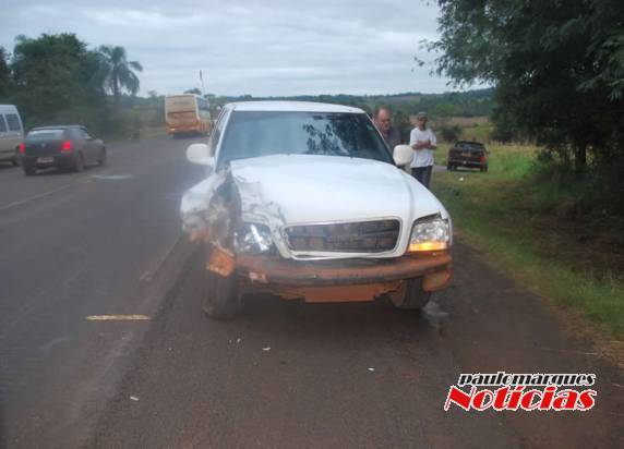 Colisão entre dois veículos deixa um idoso ferido na BR-472 em Três de Maio - foto 2