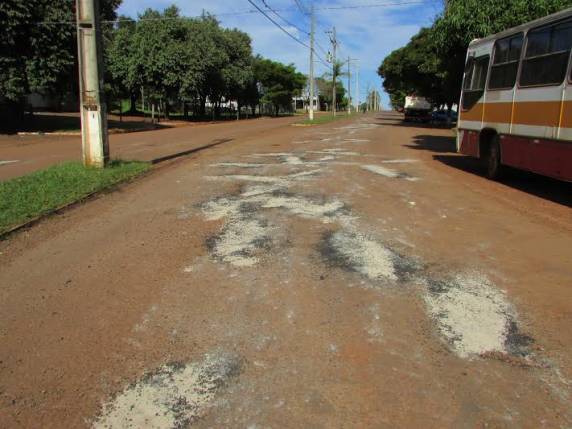Pelo menos quatro ruas receberam atenção especial