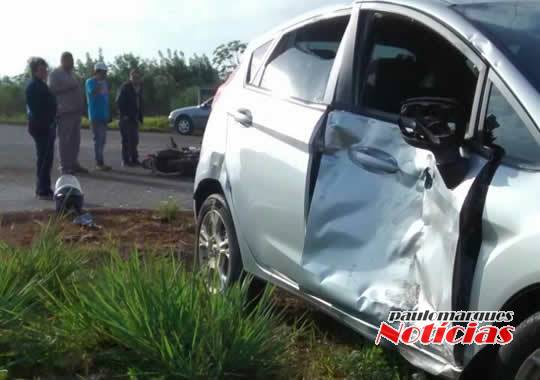 Piloto de moto Biz fica 

ferido em acidente na RS-218 em Santo Ângelo - foto 2