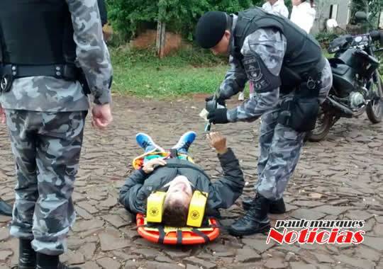 Moto-táxi foge de blitz e colide em motocicleta da Brigada Militar, em Ijuí - foto 2