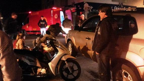 Jovem fica ferida na colisão de moto e Tucson em Horizontina - foto 3