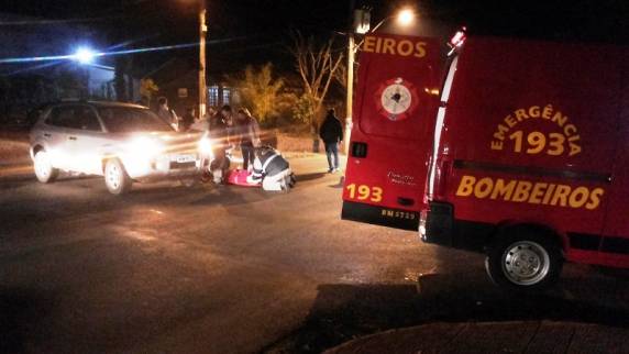 Jovem fica ferida na colisão de moto e Tucson em Horizontina - foto 2