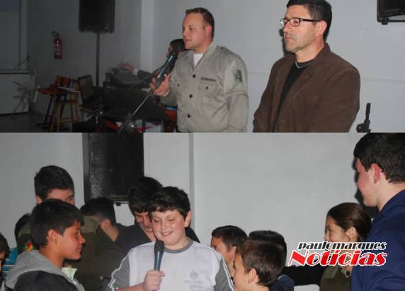 A noite foi especial em um gostoso jantar