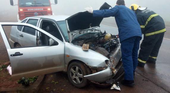Criança morre e
dois ficam feridos em colisão na SC-163, em Descanso - foto 3