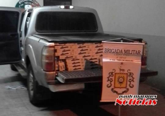 Depois de uma perseguição Brigada Militar de Três de Maio apreende carga de cigarros - foto 3