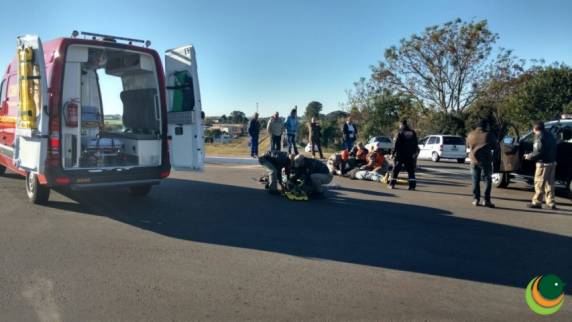 Acidente 

aconteceu na saída para Erechim