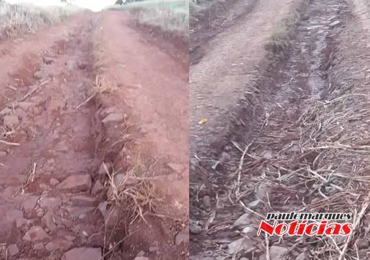 Agricultor diz que nem pagando o cascalho eles 

são atendidos