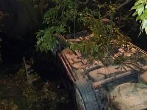 De acordo com os bombeiros, passageiro não usava cinto de segurança
