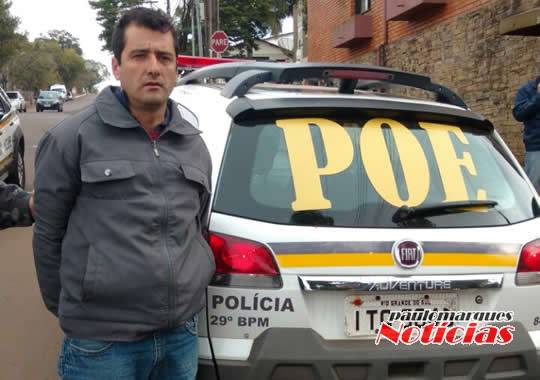 Homem é preso depois de efetuar disparos de arma de fogo em via pública, no centro de Ijuí - foto 3