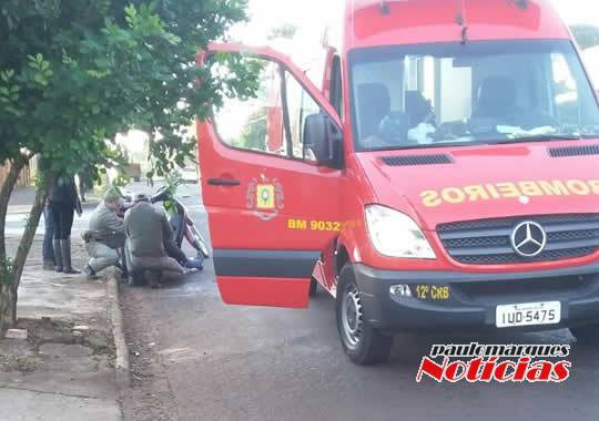 Mulher fica ferida depois de sofrer queda com motocicleta no centro de Ijuí - foto 3