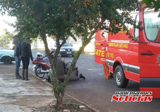 Mulher fica ferida depois de sofrer queda com motocicleta no centro de Ijuí - foto 2