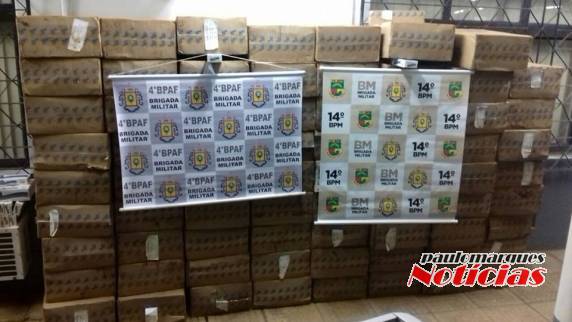 Caminhão carregado com madeira é flagrado com mais de 40 mil carteiras de cigarro - foto 2