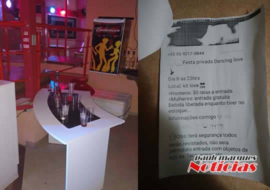 Brigada Militar acaba com festa parcticular em Motel de Ijuí - foto 3