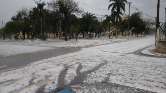 Granizo deixa feridos, cidades em
alerta e ruas tomadas por gelo no PR - foto 6