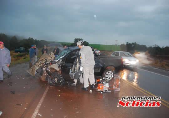 Acidente com morte na BR 472 em Três de Maio; VEJA VÍDEO - foto 2