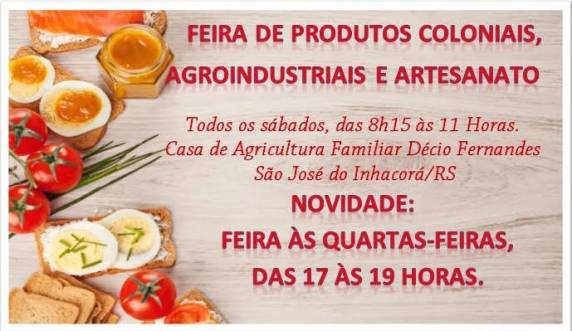 Feira de Produtos Coloniais, Agroindustriais e
de Artesanato completa seu primeiro aniversário - foto 6