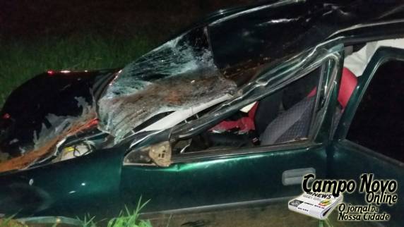 Cavalo solto na pista provoca acidente na BR 468 em Campo Novo - foto 3
