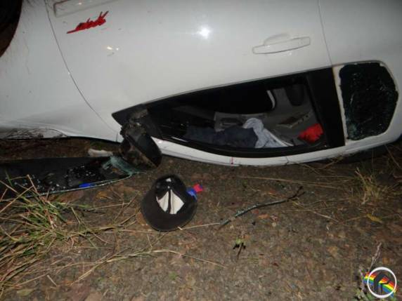 Motorista fica ferido em capotamento na BR-163 - foto 3