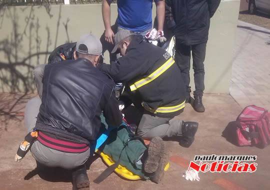 Colisão entre carro e motocicleta deixa
um homem ferido em Ijuí - foto 4