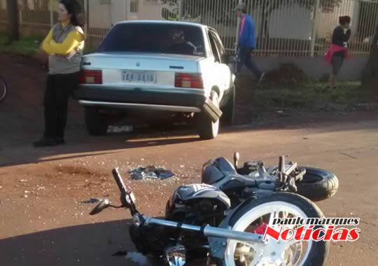 Colisão entre carro e motocicleta deixa um ferido em Ijuí - foto 2