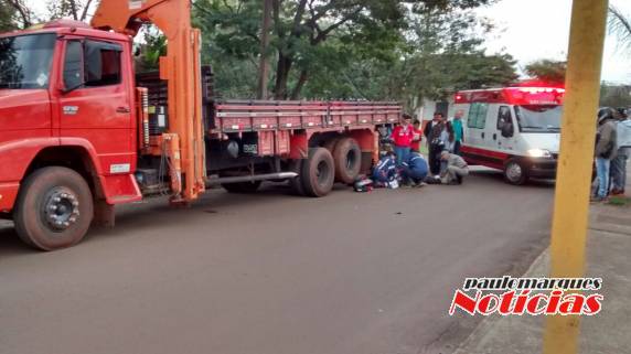 Motociclista e carona ficam feridos em acidente no centro de Ijuí - foto 2