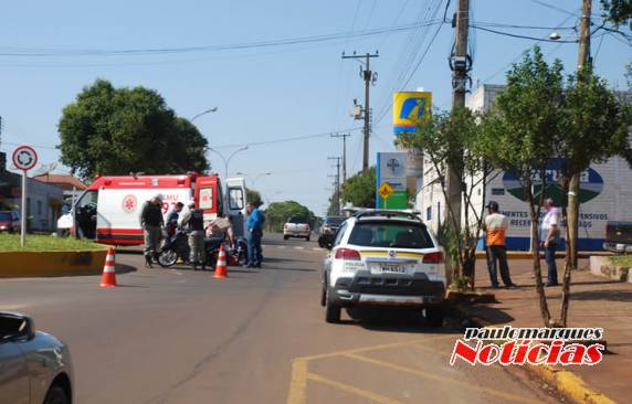 Acidente deixa motociclista ferida no centro de Três de Maio - foto 3