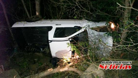 Acidente foi registrado pelo Comando Rodoviário de Santa Rosa durante a madrugada