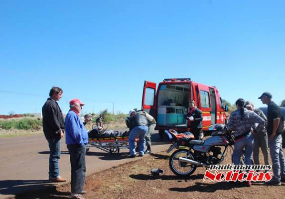 Um motociclista de Alegria ficou ferido e foi removido ao HSVP