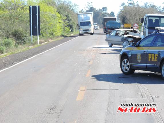 Acidente com ferido causa transtorno na BR 158 - foto 2