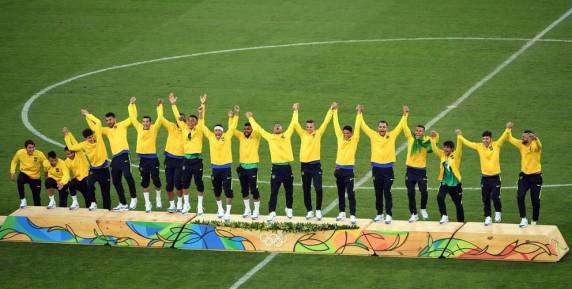 Nos pênaltis, Brasil
vence Alemanha e conquista primeiro ouro olímpico - foto 5