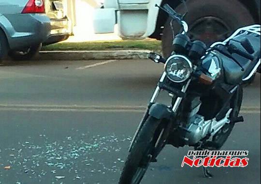 Motociclista fica ferido em colisão na rua Horizontina em Três de Maio - foto 2