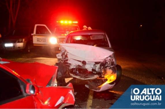 Acidente aconteceu na 

ERS-591 na noite deste sábado