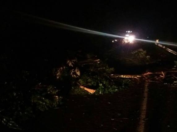 Queda de barreira na BR-470 interrompe o trânsito em
Ibirama - foto 3